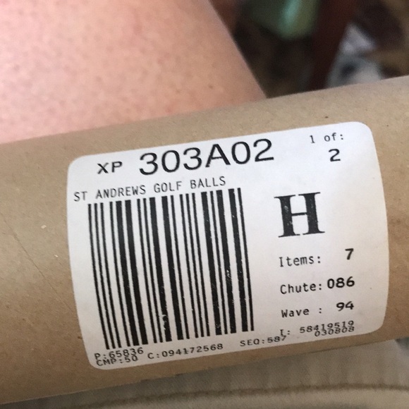 St. Andrews golf balls in sleeve (6) new - Picture 5 of 5